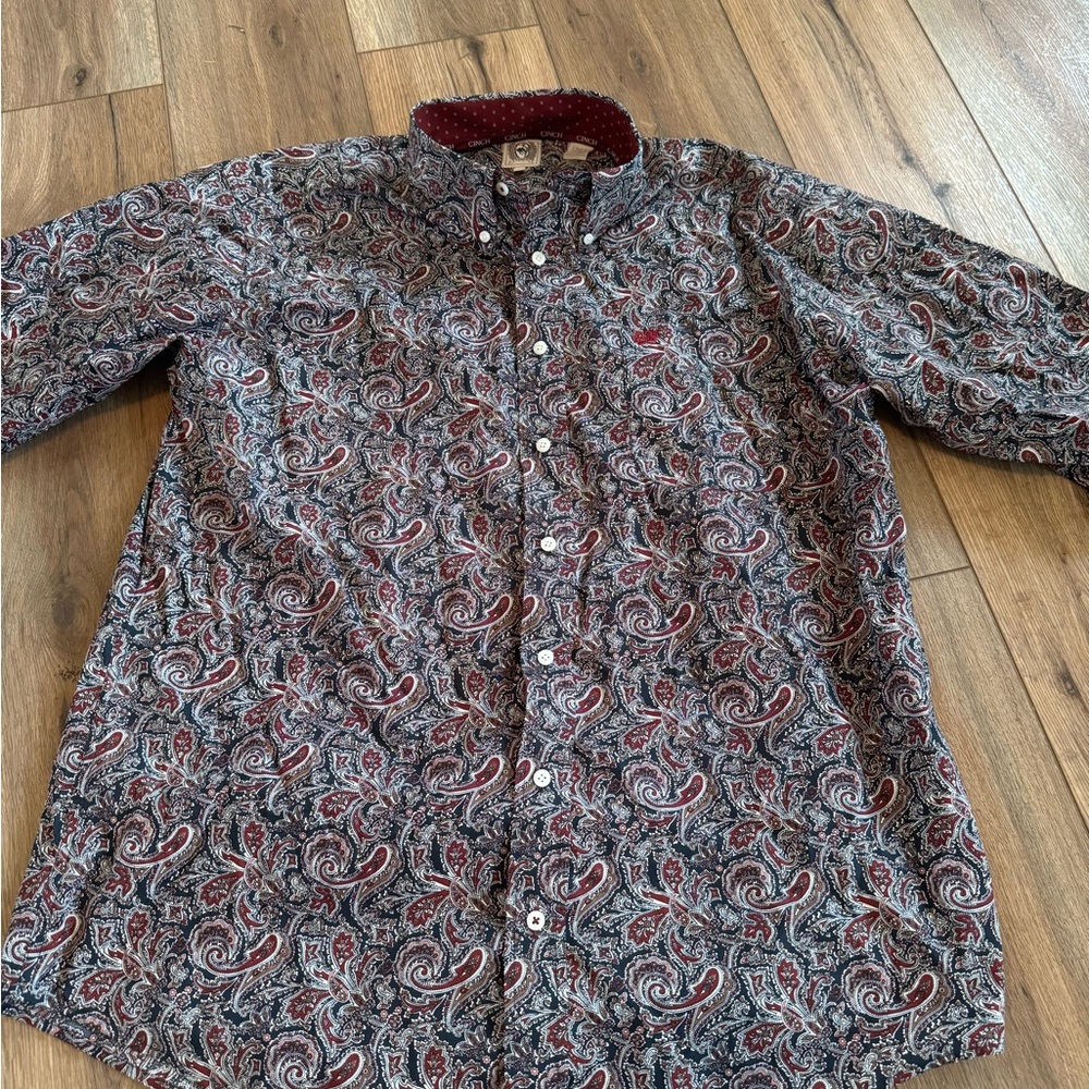 Men’s Paisley Cinch Shirt